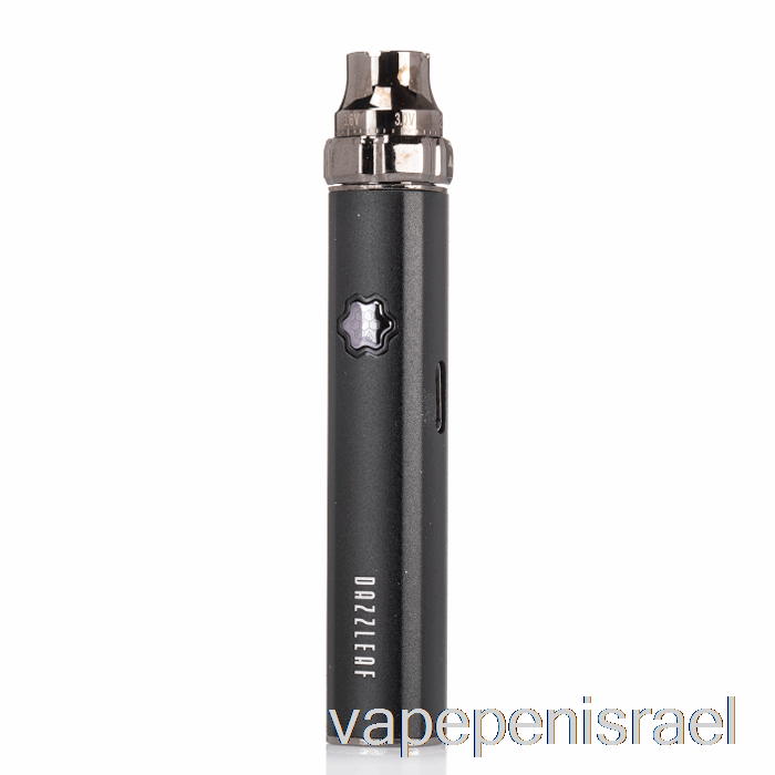 חד פעמי Vape Israel Dazzleaf Squarii Top Twist 510 סוללה שחורה